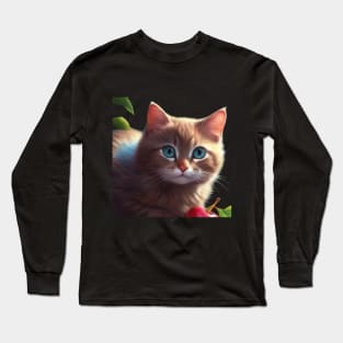 Tender kitten waiting for you. Long Sleeve T-Shirt